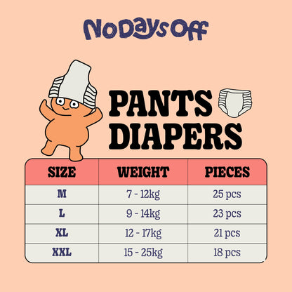 Jumbo Sample Pack Anti-Rash Diaper Pants for Day 🌽☀️