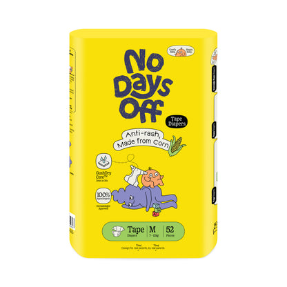 [Carton of 4] Anti-Rash Tape Diapers 🌽