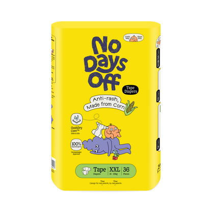 [Carton of 4] Anti-Rash Tape Diapers 🌽