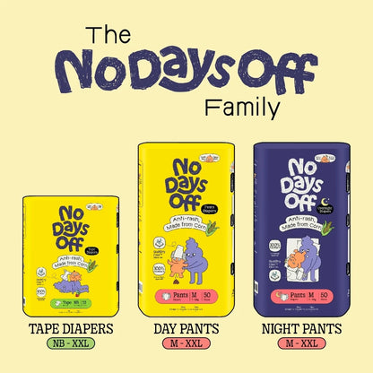 Jumbo Sample Pack Anti-Rash Overnight 🌙 Pants Diapers 🌽